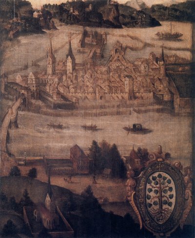 Veduta della città di Lindau da Jacob U. M.